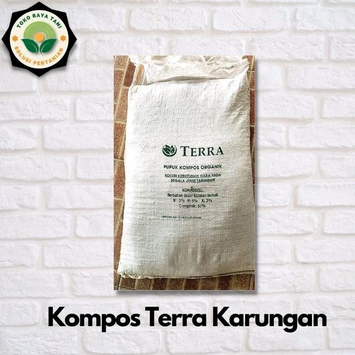 Jual Pupuk Organik Kompos Terra Karungan Per 1 Sak Isi 12Kg Terlaris