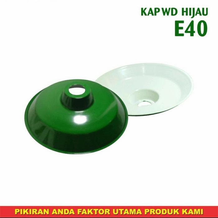 kap lampu gantung/kap lampu jalan/kap WD e40 hijau