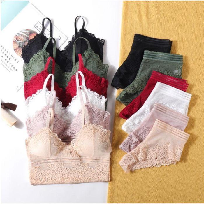 Satu Set Bra Seksi Lingerie Pakaian Dinas Sexy High Quality Import #29