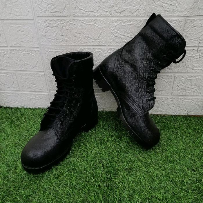 Sepatu PDL Kulit Jeruk Polri / Sepatu PDL Pendidikan Polisi / Sepatu Kulit Jeruk