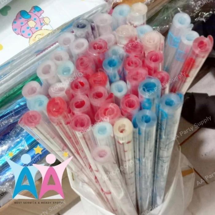 Plastik Parcel Motif Besar Transparan Packing Pembungkus Bening Kado