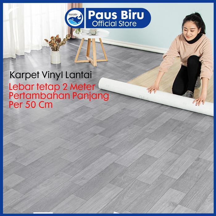 KARPET LANTAI VINYL TEBAL 0.7 MM 50CM METERAN 2 M IMPORT CHINA