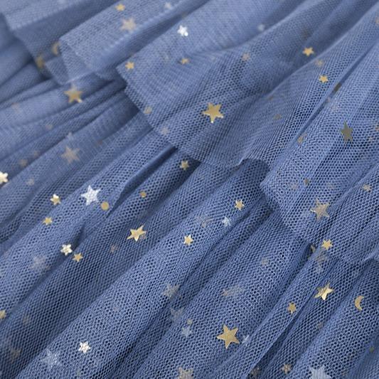1-10T Dress Premium Pesta Model Korea Tile Lapis GLITTER SPARKLING Gliter mewah - Baju Pesta Aqiqah
