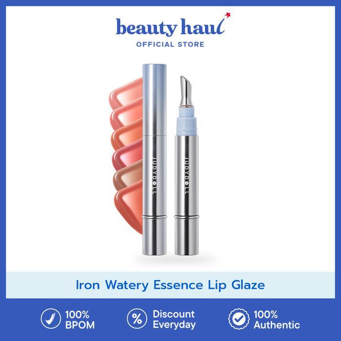 TERLARIS JUDYDOLL Watery Essence Lip Glaze - Judydoll Lip Glaze, Lip Gloss Natural, Lip Care untuk