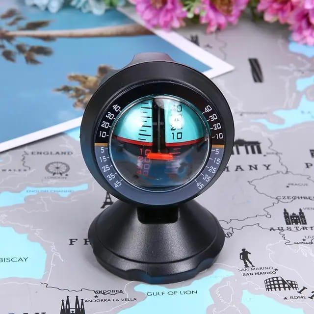 Indikator Pengukur kemiringan mobil Car Compass Inclinometer Angle