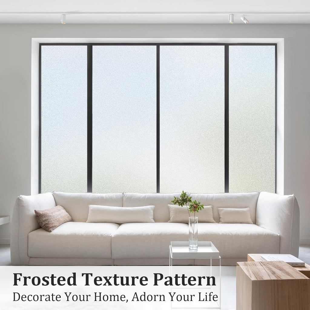 Window Privacy Film Frosted Glass Window Film Stained Glass Window Film Bathroom Window Frosting