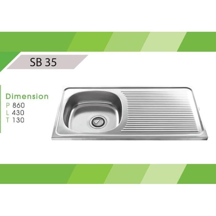 Royal Kitchen Sink / Bak Cuci Piring Sink Royal Sb 35