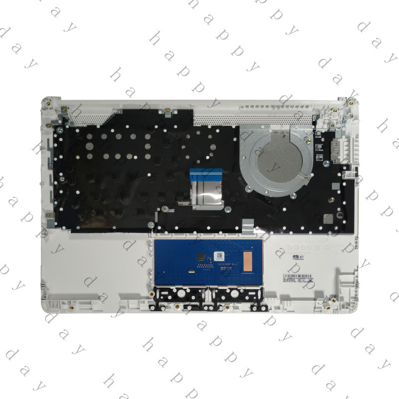 A+ FOR HP Pavilion 14-CM 14-CK TPN-I131 Spanish/Latin Keyboard Palmrest Cover White