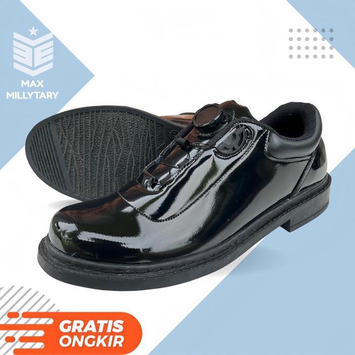 SEPATU PDH TALI PUTAR TNI POLRI SEPATU DINAS PDH TNI POLRI SECURITY SEPATU FORMAL MODERN TALI PUTAR
