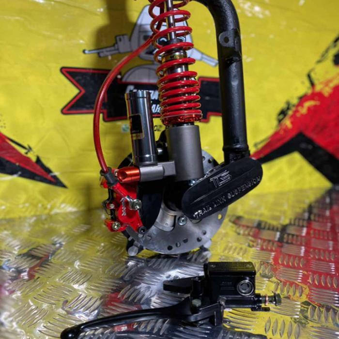 TERMURAH CAKRAM VESPA RING 10 SET FORK EXCEL ORIGINAL DAN SHOCK VROSSI PROMO