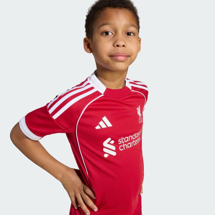 [Home] Liverpool FC adidas 25/26 Mini Kit Kids - Official LFC One Set Original Anak