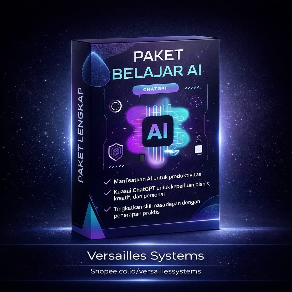 PREMIUM PAKET LENGKAP BELAJAR AI & CHATGPT- (BAHASA INDONESIA)