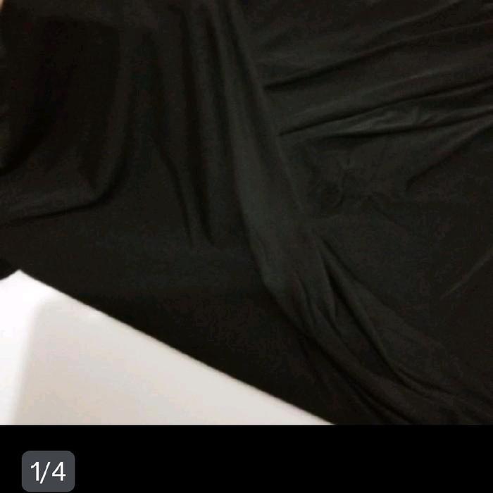 Kain Lycra SPANDEX POLYSTER Hitam