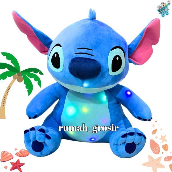 Boneka Stitch Besar Boneka Lilo and Stitch LED Lampu