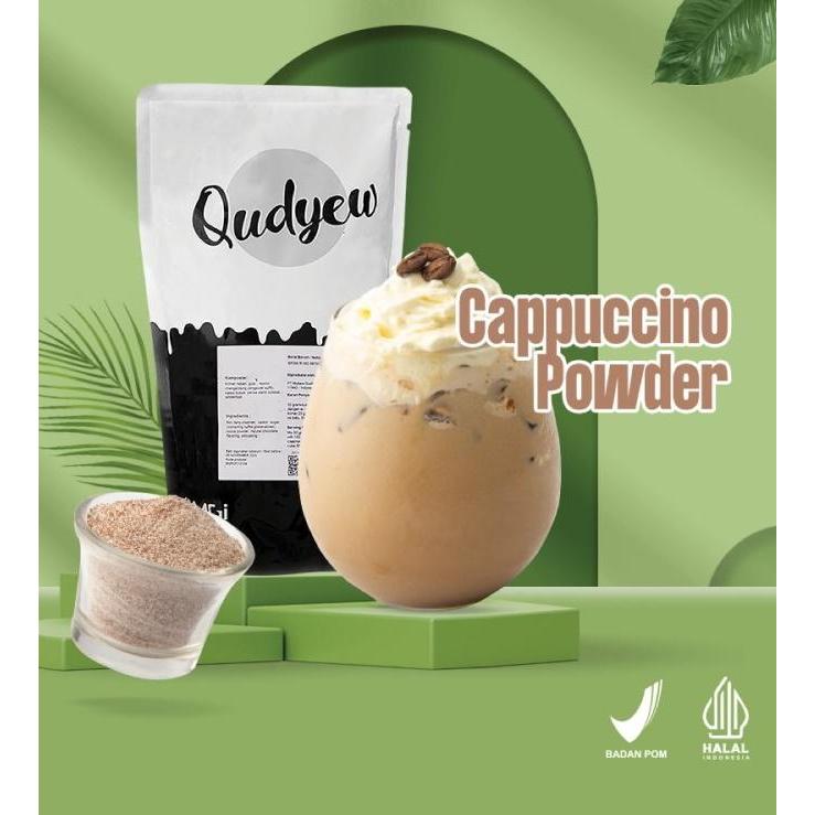 Qudyew Cappucino Powder Qudyew Cappucino Premium Powder 1Kg Qudyew Capucino 1Kg Bubuk Coffee Drink