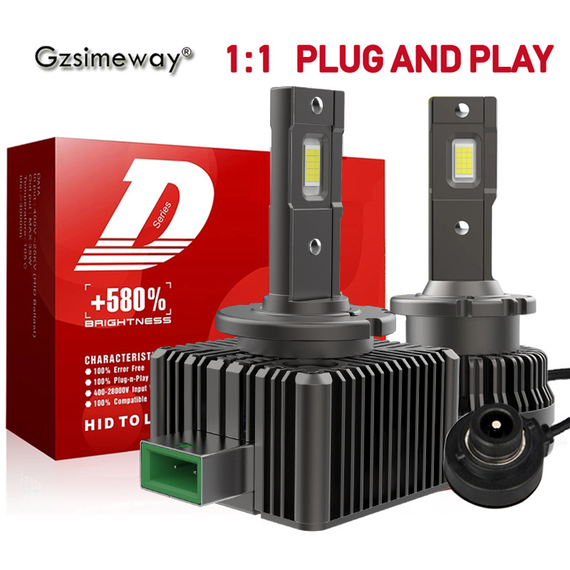 2PCS Car Light D3S LED Canbus D1S D2S D4S Auto Headlight HID D5S D8S