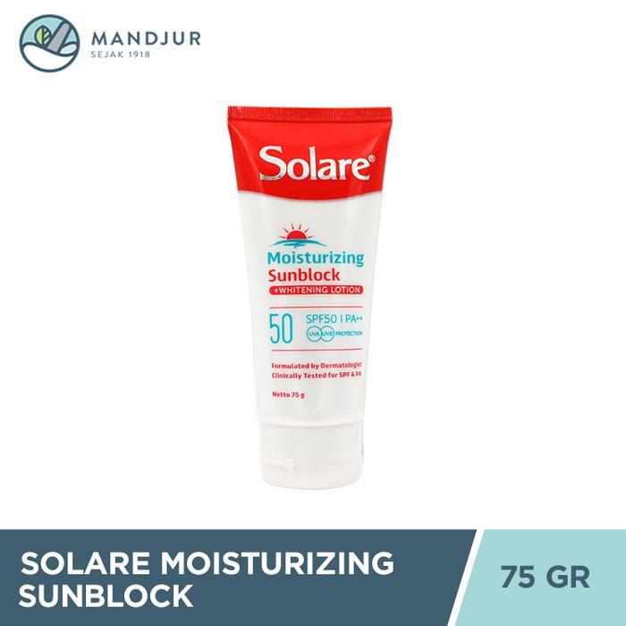 Solare SPF 50 Sunblock - Tabir Surya Melindungi dan Mencerahkan Kulit