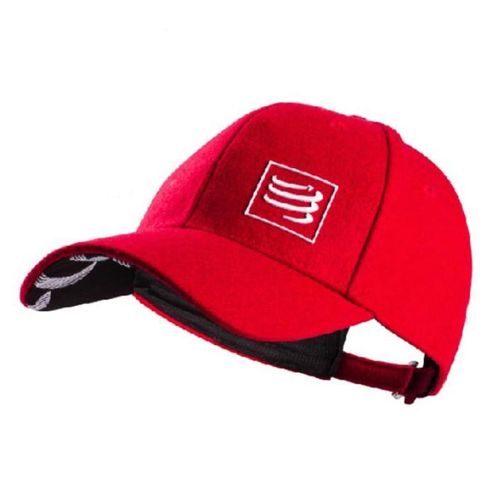 Ada Stok Compressport Wool Cap - Red