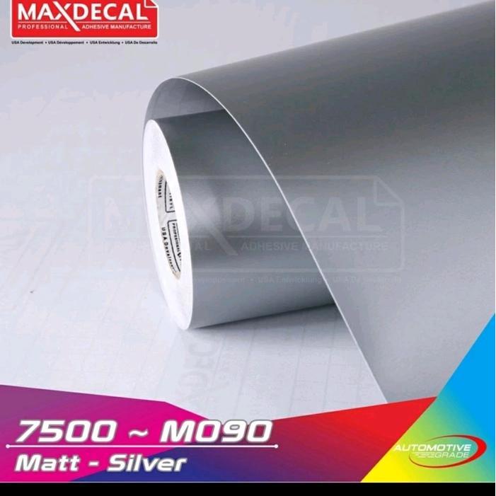 Roll Sticker Maxdecal 7500 M090 Silver Matt / Doff Roll