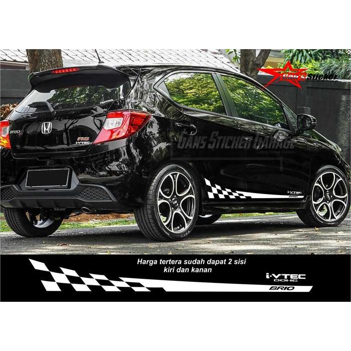 Sticker Samping Honda Brio
