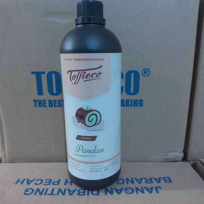 Toffieco Pandan Flavour 1kg - Perisa Essence Tofieco