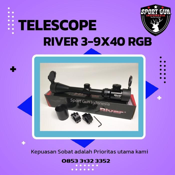 TELESCOPE RIVER 3-9X40 RGB - TELE - TEROPONG RIVER