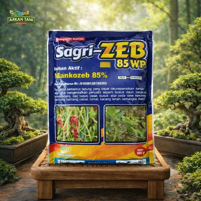 ` Fungisida SAGRIZEB 85WP Kandungan MANKOZEB 85 kemasan 800gram
