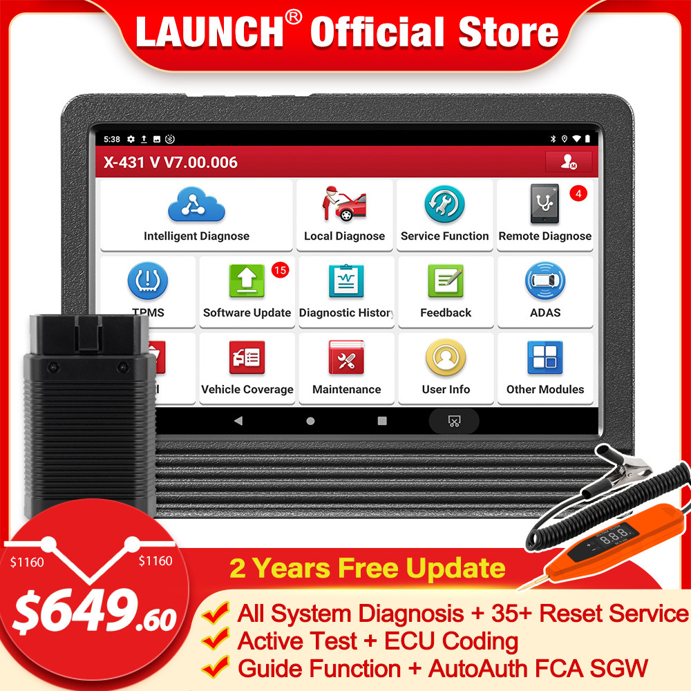 LAUNCH X431 V V4.0 Automative Diagnostic Tools OBD2 OBD Scanner Full