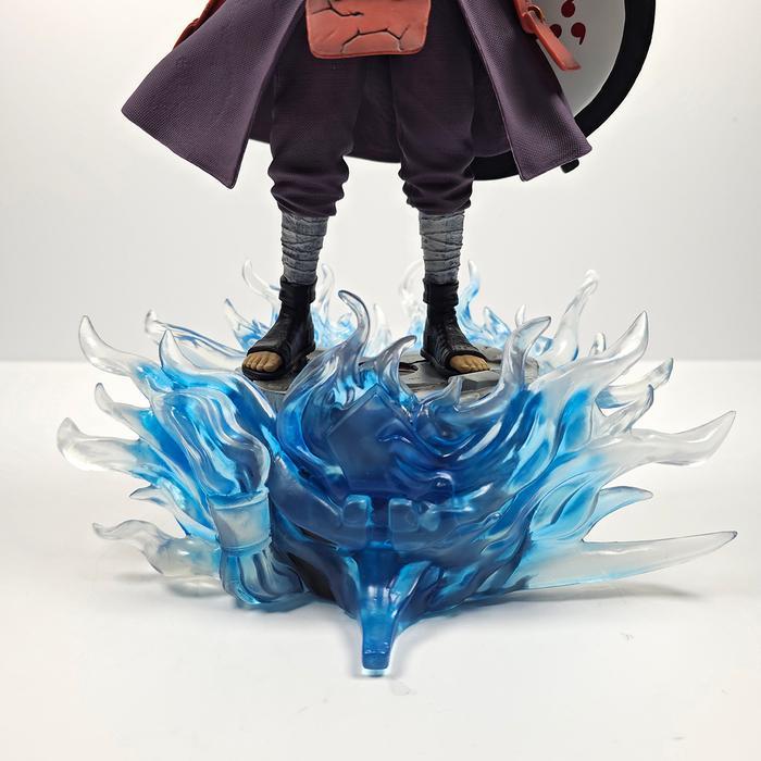 HOT SALE MADARA UCHIHA CW STANDING WITH LIGHT NARUTO SHIPPUDEN 42CM ACTION FIGURE PVC D-MYA052