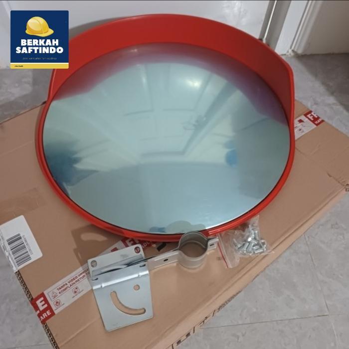 Convex Mirror 100Cm / Cermin Simpang Jalan / Cermin Safety / Convex Mirror Outdoor 100 Cm