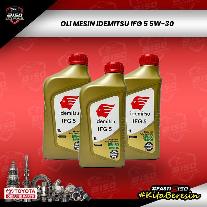 OLI IDEMITSU 5W-30 IFG 5 1L OLI MESIN MOBIL IDEMITSU 5W 30 ORIGINAL 1 LITER