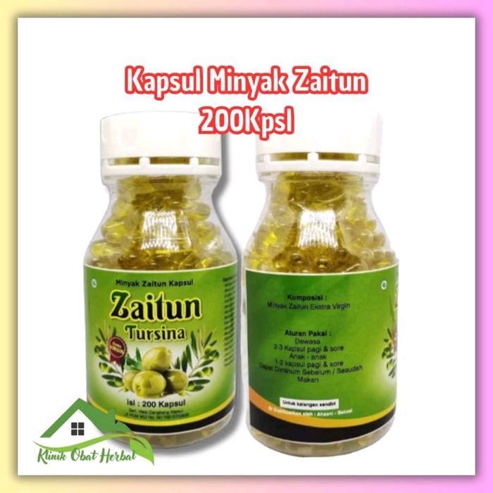 Sale Kapsul Minyak Zaitun - Zaitun Tursina 200 Kapsul
