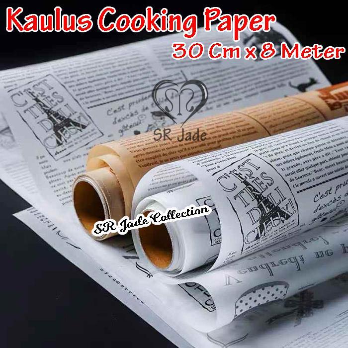Kaulus Baking Paper Cooking Paper Newspaper Vintage Kertas Roti Baking Terlaris