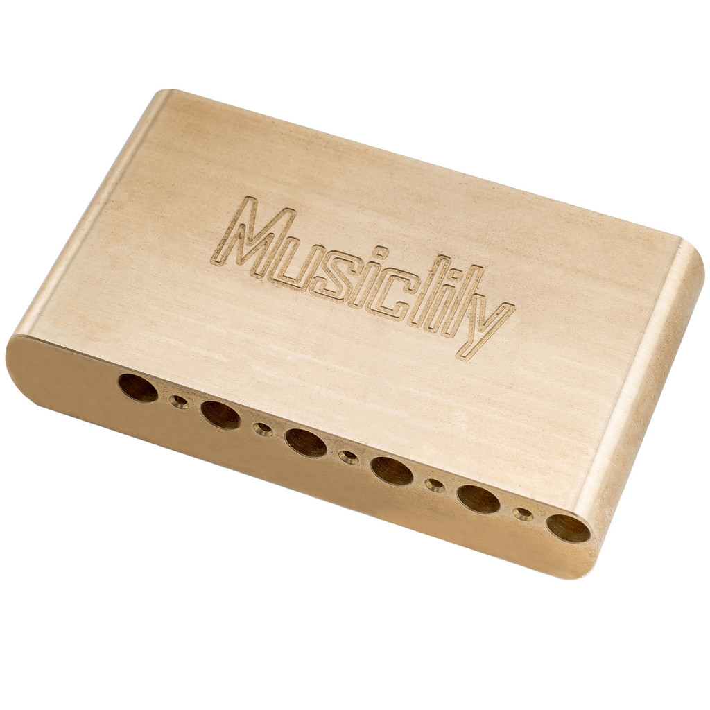 Musiclily Ultra 52.5mm Full Solid Brass/Steel 42mm Standard MIM Tremolo Block for Mexico Fender ST