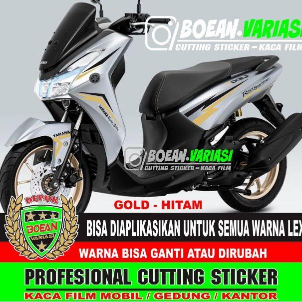 Promo Cutting Sticker Yamaha Lexi striping lexi