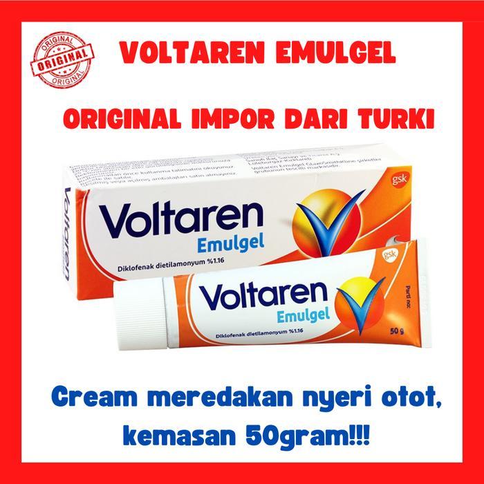 voltaren gel 50 gram Emulgel 50 Gram, Gel, Salep Otot, Pereda Nyeri, Keseleo tube kemasan 50gram