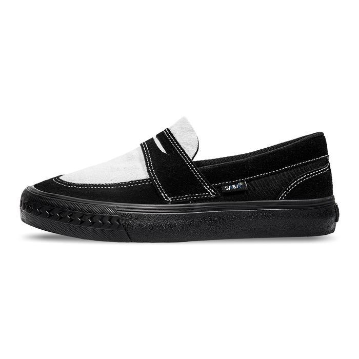 SABA Tuxedo Oreo White - Sepatu Loafer Sneakers Pria Wanita Original 100% TXD 01