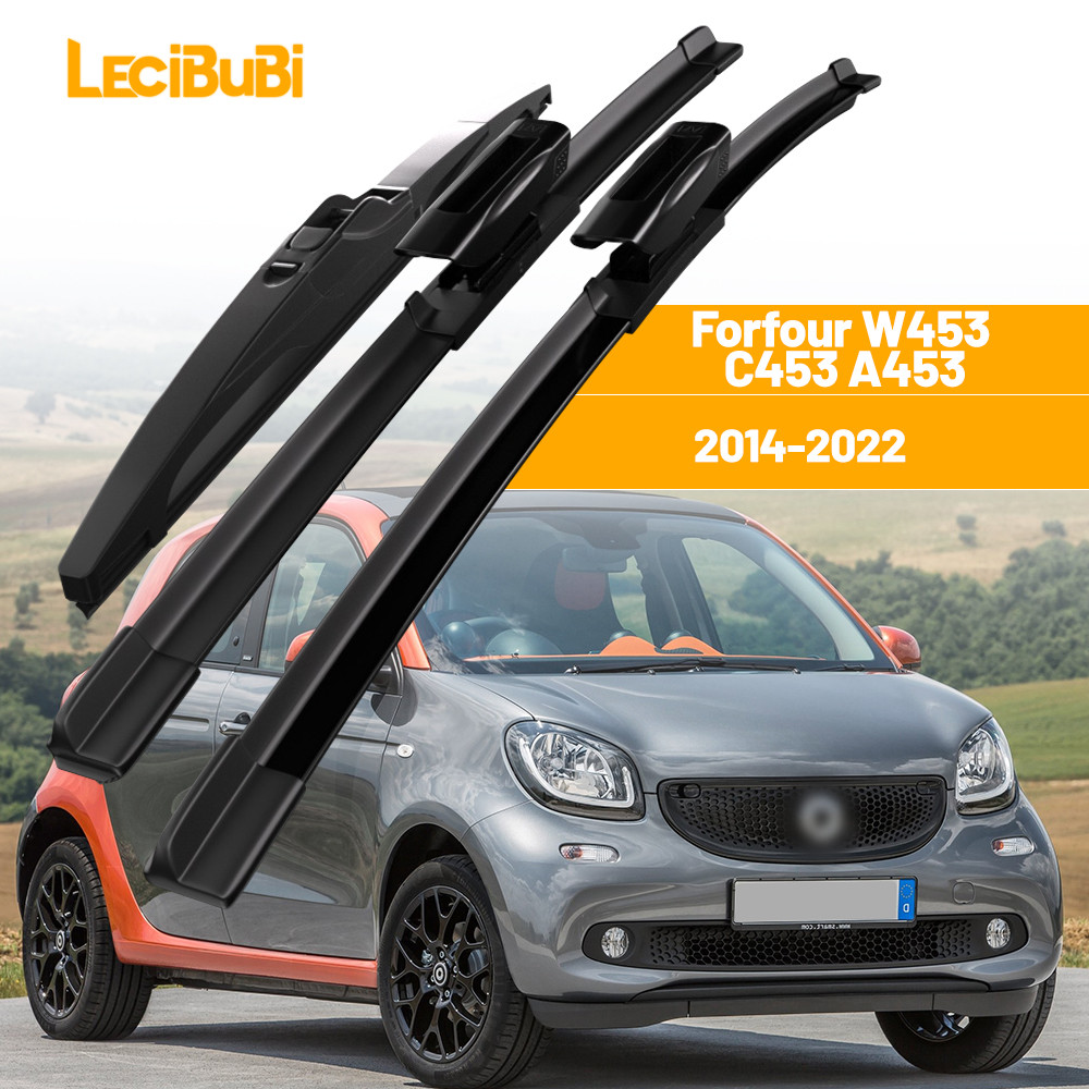 For Smart Forfour W453 C453 A453 2014-2022 1set Front & Rear Windshield Wiper Blades Windscreen