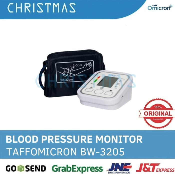 TaffOmicron BW-3205 Tensimeter Digital / Alat Tensi Pengukur Tekanan Darah Taff Omicron BW3205