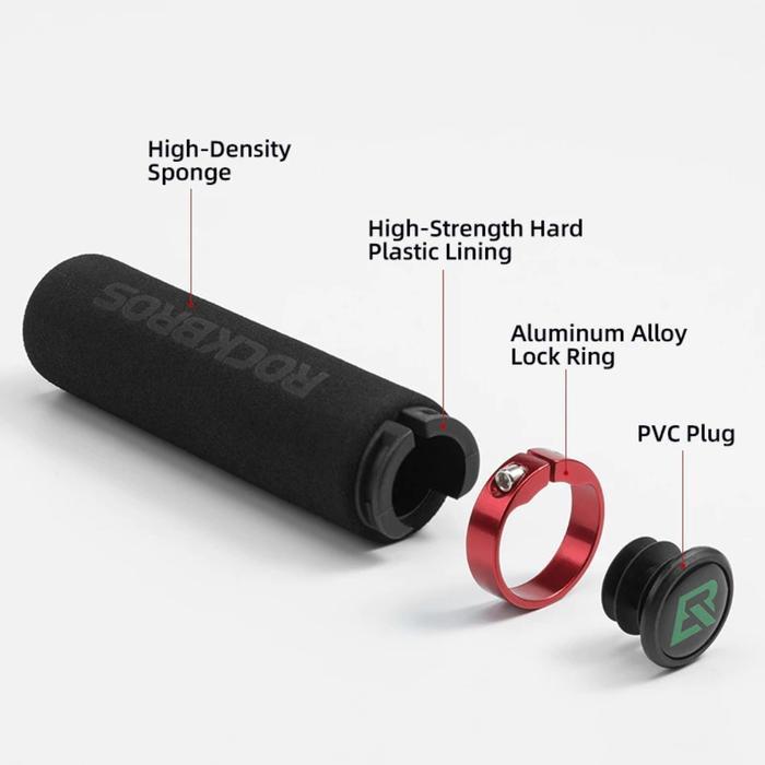 Handgrip Sepeda Rockbros Merah Original