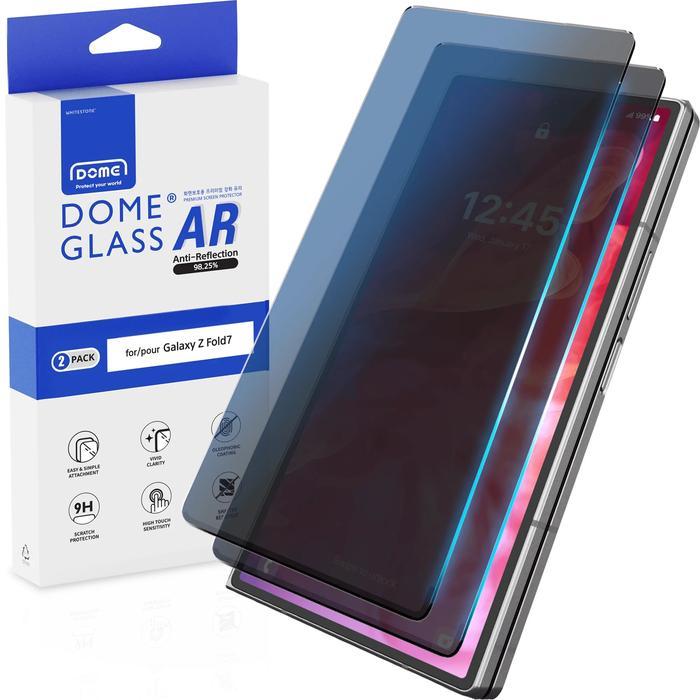 Anti Reflective Whitestone Dome Ar Tempered Glass Compatible For Samsung Galaxy Fold7 Fold 7 - Anti