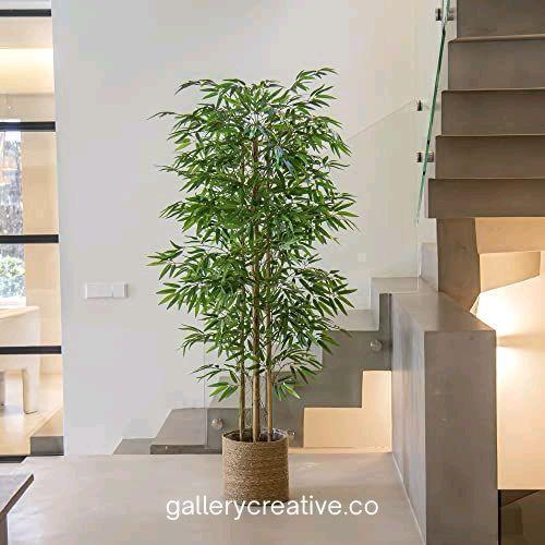 pohon bambu artificial tinggi- hiasan pohon bambu palsu - pohon sri rejeki hiasan bunga rumah daun