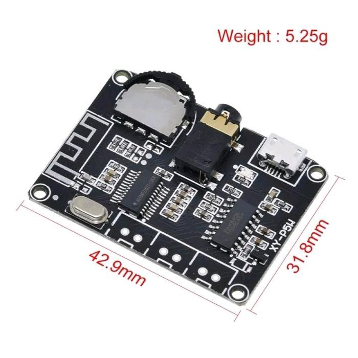 Modul Stereo Bluetooth 5.0 Amplifier XY-P5W
