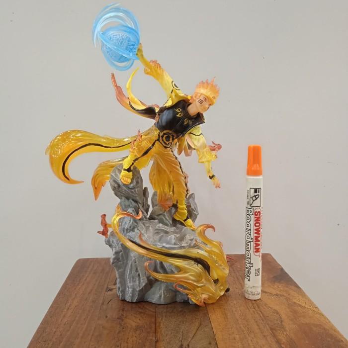 HOT SALE MAINAN ACTION FIGURE NARUTO UZUMAKI KURAMANARUTO KYUBI CHAKRA STATUE TINGGI SEKITAR 8