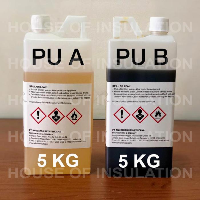 POLYURETHANE FOAM, PU A PU B (5 kg PU 5 kg PU B)