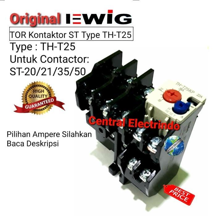 Ada Stok THERMAL OVERLOAD THT-25 EWIG.