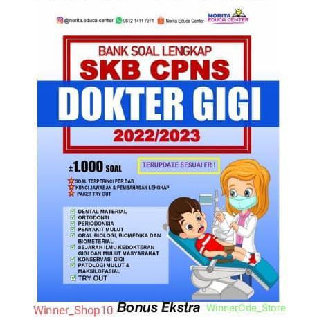 BUKU SKB DOKTER GIGI CPNS 2021/ORIGINAL- T'UPDATE- T'LENGKAP