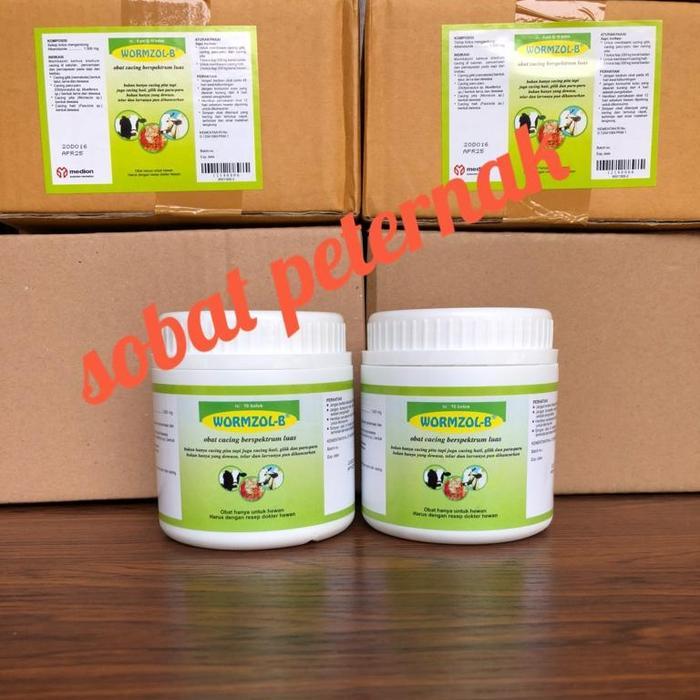 WORMZOL B 10 BOLUS MEDION OBAT CACING SAPI KUDA KERBAU