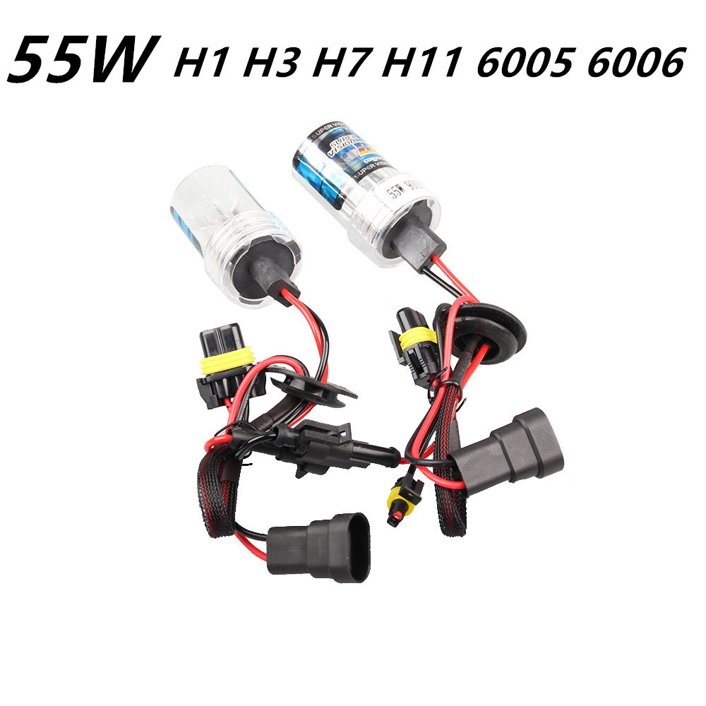 2X  Xenon Bulbs hid 55W H1 H3 H7 H8 / H9 H27 H11 880/881 9005 HB3 /