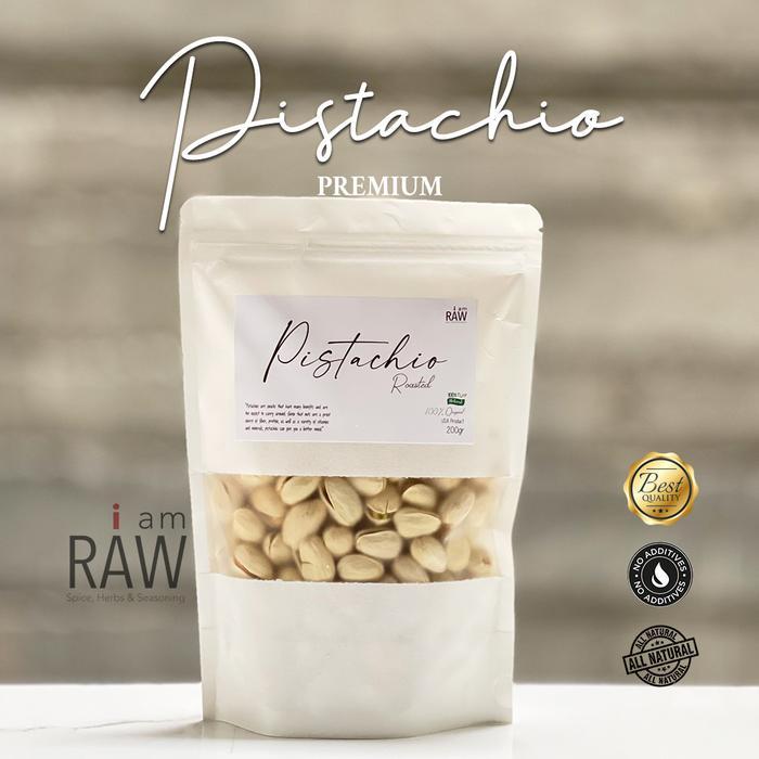 IAM RAW PISTACHIO ROASTED 500gr KACANG PISTACHIO PANGGANG PISTACHIO OVEN 500gr